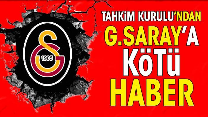 Galatasaray itiraz etmişti. Tahkim Kurulu kararını verdi