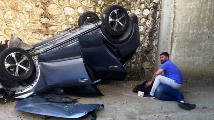 Tekirdağ'da 13 yaşındaki çocuğun kullandığı otomobil köprüden uçtu: 7 yaralı