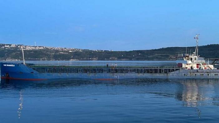 Çanakkale Boğazı'nda gemi arızası (06 Nisan 2024)