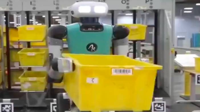 Amazon, depolarında insansı robot kullanımına başladı