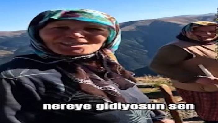 Motoruyla Türkiye'yi gezen kadının, yerlilerle olan samimi sohbeti izleyenleri gülümsetti