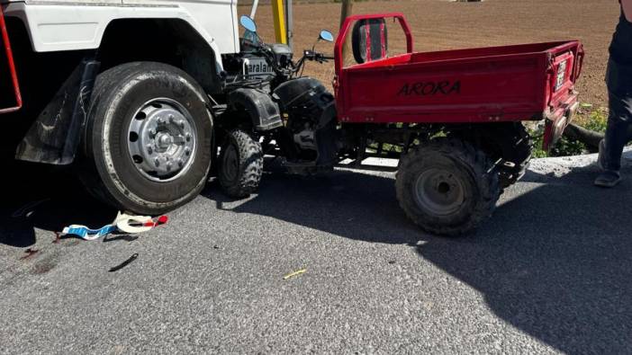Manisa'da ATV ile kamyon çarpıştı: 1 Kişi hayatını kaybetti