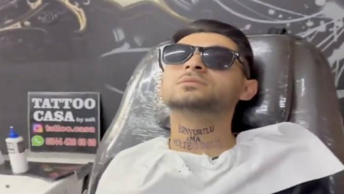 Suriyeli misin sorusundan bıktı boynuna dövme yaptırdı: "Esenyurtlu ama mülteci değil"