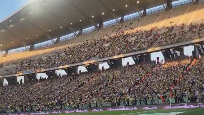 Fenerbahçe taraftarı Olimpiyat Stadı'nı Kadıköy'e çevirdi