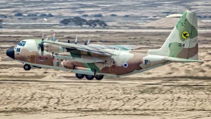 İsrail'in askeri nakliye uçağı hasar gördü