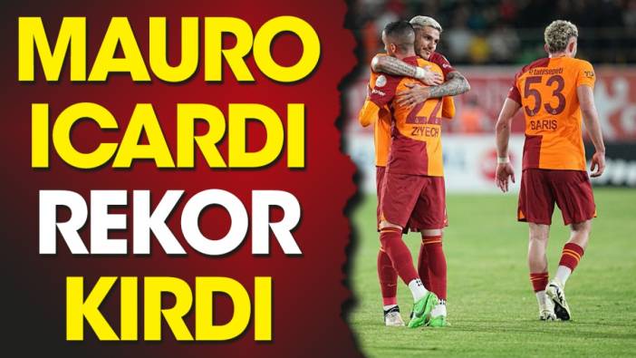 Mauro Icardi rekor kırdı