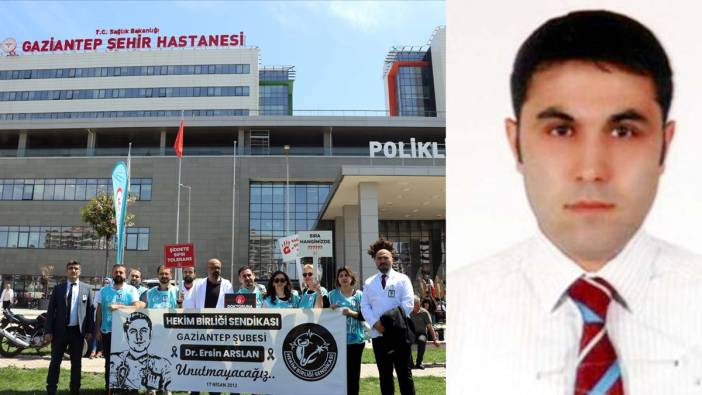Hasta yakınının öldürdüğü Dr. Ersin Arslan anıldı