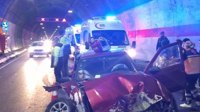 Tünelde trafik kazası: 1 ölü