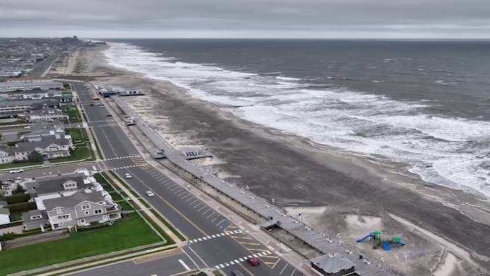 Şiddetli fırtınalar New Jersey kıyılarını etkisi altına aldı