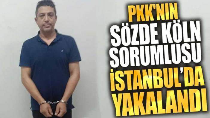 PKK'nın sözde Köln sorumlusu Mürsel Durmaz İstanbul'da yakalandı