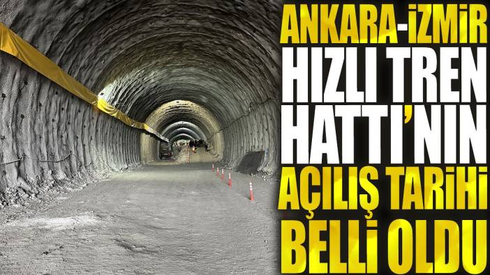 Ankara-İzmir Hızlı Tren Hattı’nın açılış tarihi belli oldu. Bakan Uraloğlu açıkladı
