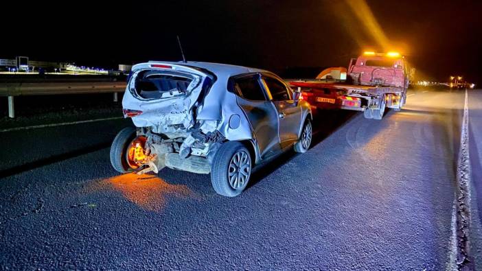 Ardahan'da 2 otomobilin çarpıştığı kazada 4 kişi yaralandı