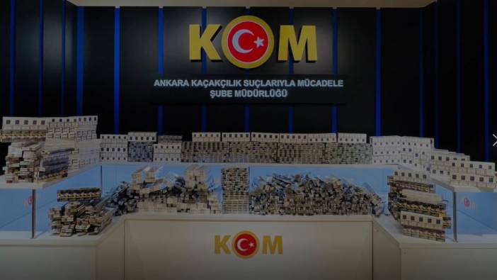 Ankara'da 2 milyon 130 bin makaron ele geçirildi. 4 gözaltı