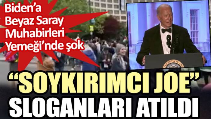 Biden’a Beyaz Saray Muhabirleri Yemeğin’de şok: Soykırımcı Joe