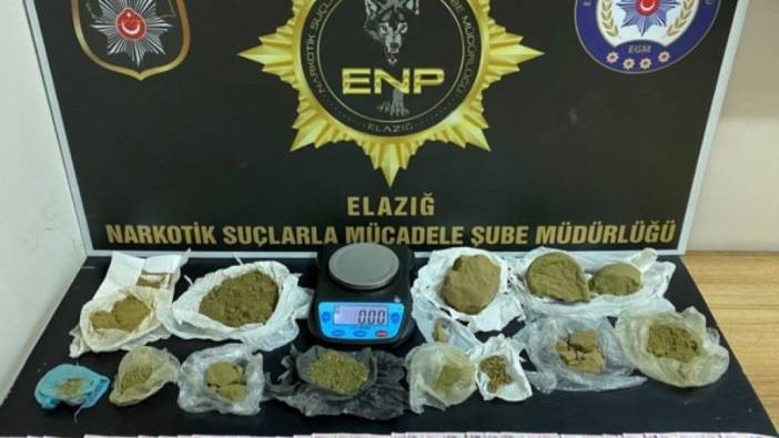 Elazığ’da uyuşturucu operasyonu: 1 tutuklama