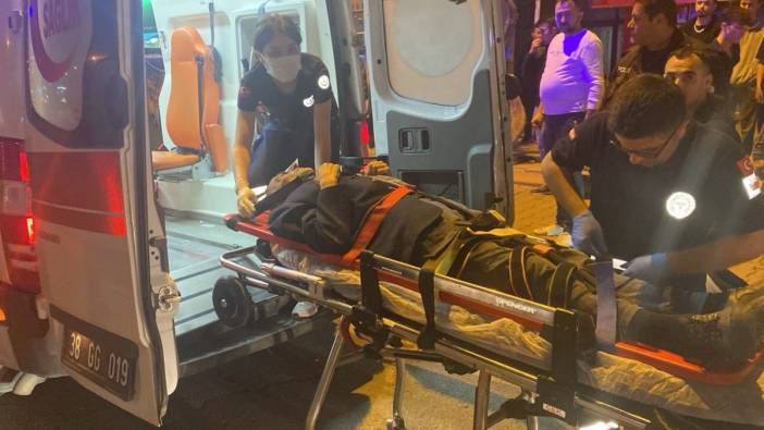 Kayseri'de motosiklet yayaya çarptı: 1 yaralı
