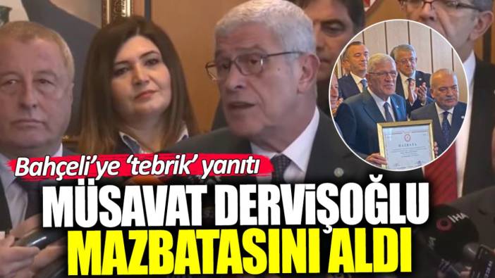 Müsavat Dervişoğlu'ndan Bahçeli'ye 'tebrik' yanıtı