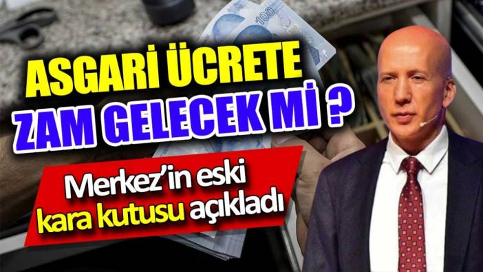 Asgari ücrete temmuzda zam gelecek mi? Merkez'in eski kara kutusu açıkladı