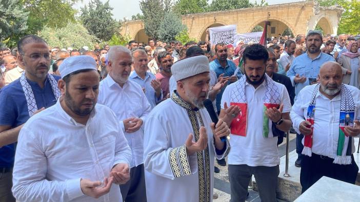 İsrail'de öldürülen Şanlıurfalı imam için cenaze namazı