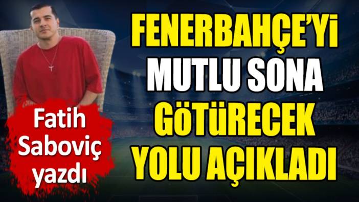 Fenerbahçe'yi bekleyen senaryoyu açıkladı