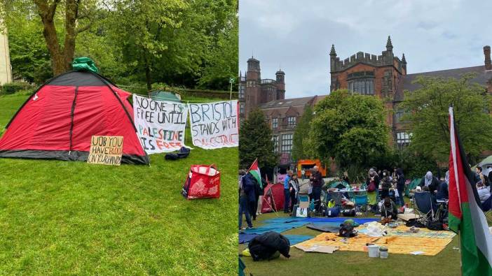 ABD üniversitelerindeki Filistin eylemleri İngiltere'de de yayılıyor