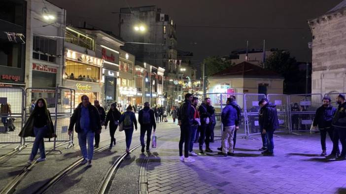 Taksim ve İstiklal Caddesi’ndeki kısıtlamalar kaldırıldı