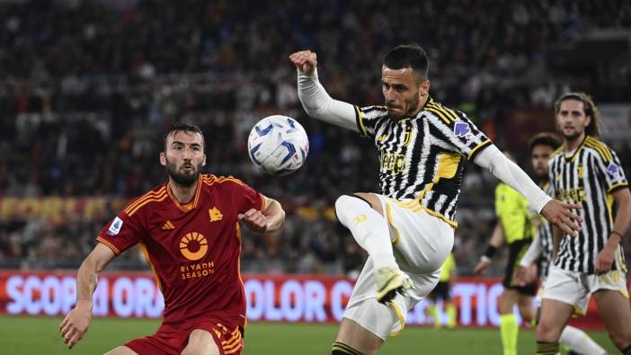 Roma Juventus maçında Kenan Yıldız ve Zeki Çelik detayı