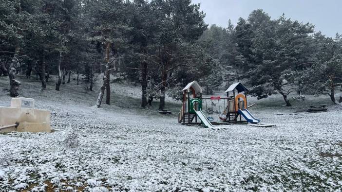 Sivas'a kar yağdı