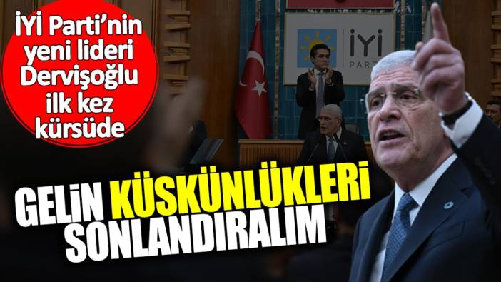 Müsavat Dervişoğlu ilk kez kürsüde: Gelin küskünlükleri sonlandıralım