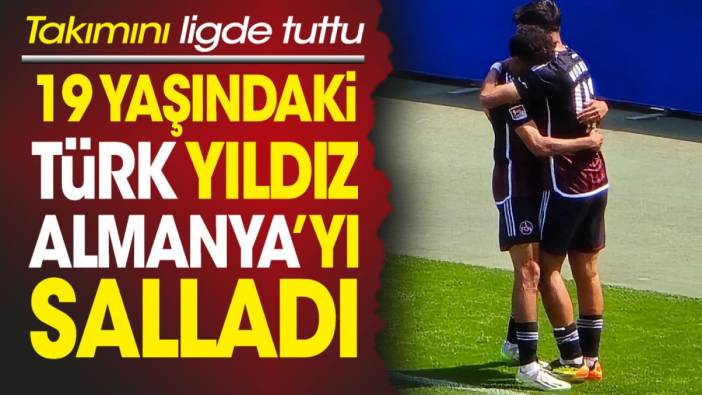 19 yaşındaki Türk yıldız Almanya'yı salladı. Şov yaptı takımını ligde tuttu