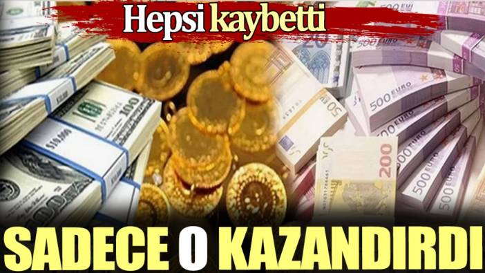 Hepsi kaybetti sadece o kazandırdı