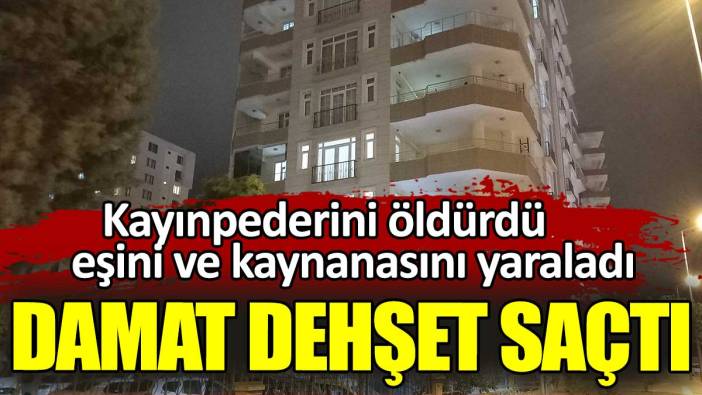 Damat dehşeti: Kayınpederini öldürdü, eşi ve kayınvalidesini yaraladı