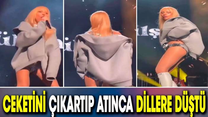 Gülşen, ceketini çıkartıp atınca dillere düştü