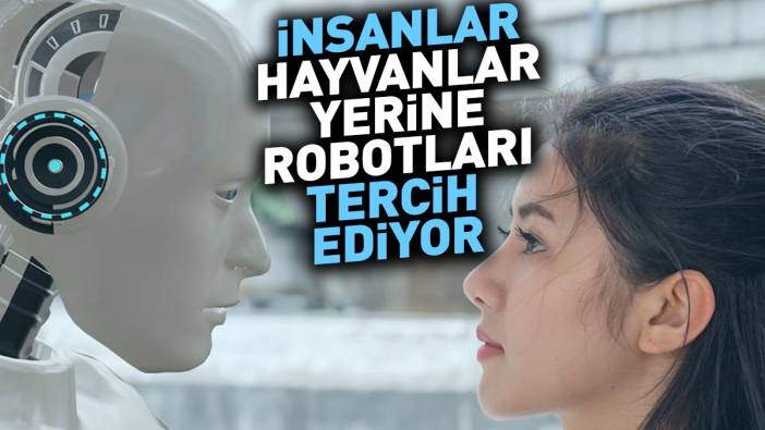 İnsanlar hayvanlar yerine robotları tercih ediyor