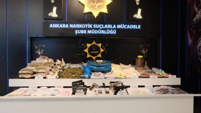 Ankara'da 45 milyon liralık uyuşturucu ele geçirildi