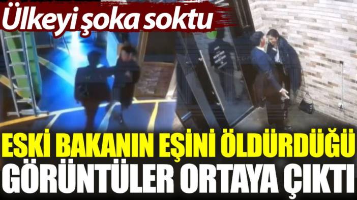 Kazakistan'da eski bakanın eşini öldürdüğü görüntüler yayınlandı