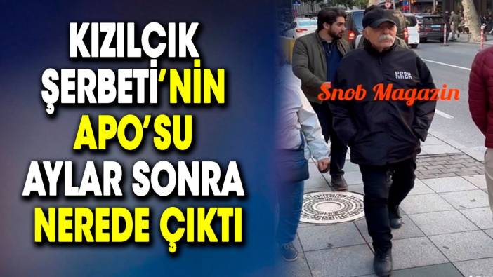 Kızılcık Şerbeti’nin Apo’su Settar Tanrıöğen aylar sonra nerede çıktı?