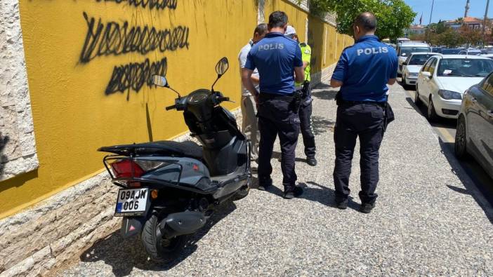 Otobüse arkadan çarpan motosikletin sürücüsü yaralandı