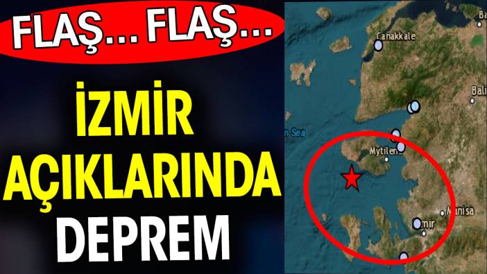 İzmir'de deprem