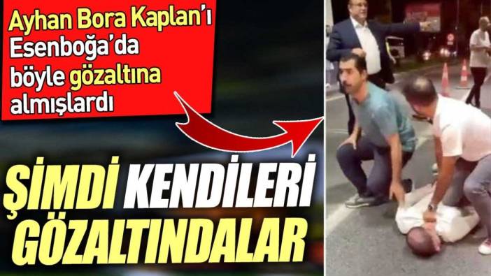 Ayhan Bora Kaplan'ı gözaltına alan polisler gözaltına alındılar