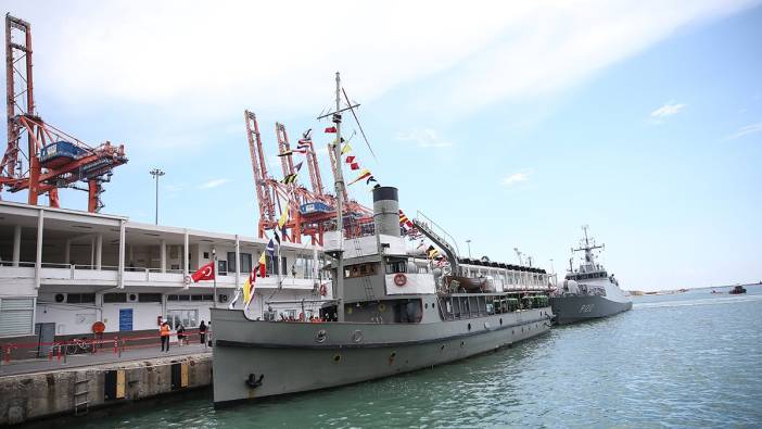 TCG Nusret Müze Gemisi Mersin'de