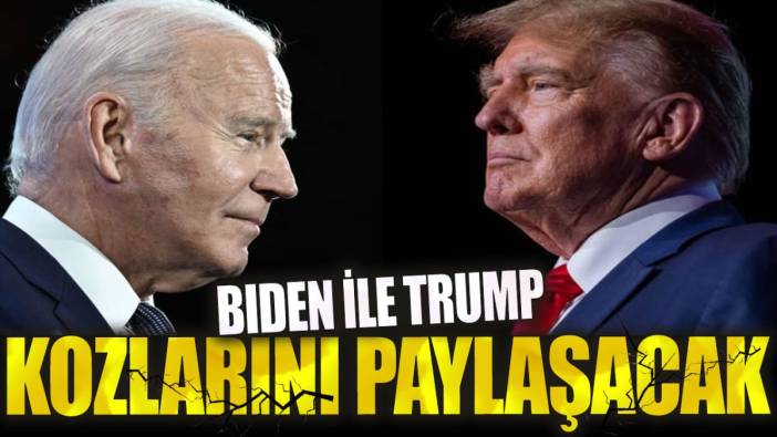 Biden ile Trump canlı yayında kozlarını paylaşacak