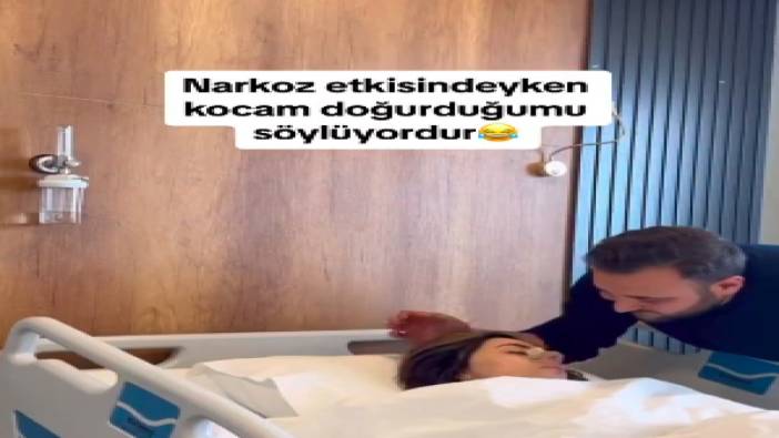 Burun ameliyatı sonrası narkoz etkisinde olan eşine şaka yaptı "Doğurdun!"