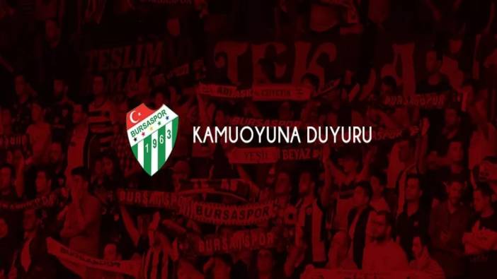 Bursaspor teslim tarihini açıkladı