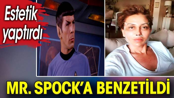 Serap Paköz’ün son hali Mr. Spock’a benzetildi