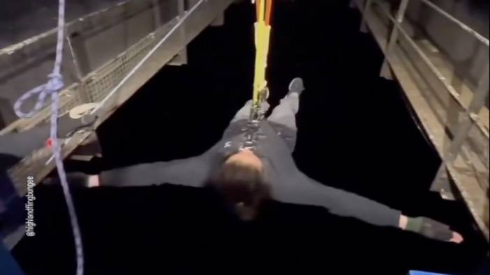 Gece zifiri karanlıkta bungee jumping yapmak ister misiniz