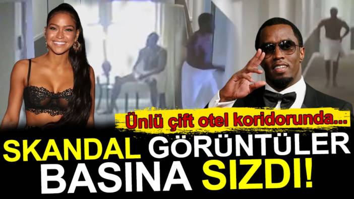 Skandal görüntüler basına sızdı. Ünlü çift otel koridorunda