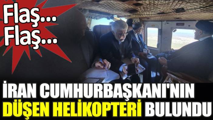 Son dakika... İran Cumhurbaşkanı'nın düşen helikopteri bulundu