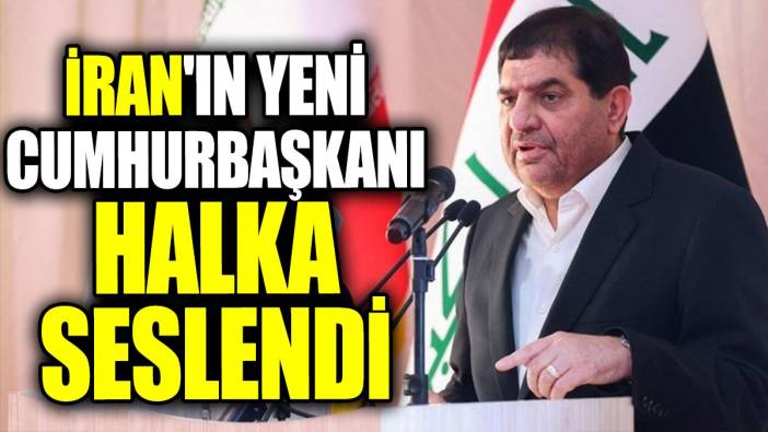 İran'ın yeni Cumhurbaşkanı halka seslendi