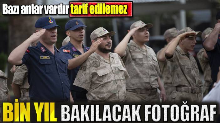 Bin yıl bakılacak fotoğraf. Bazı anlar vardır tarif edilemez